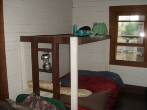 Our Packers Cabin Bedroom