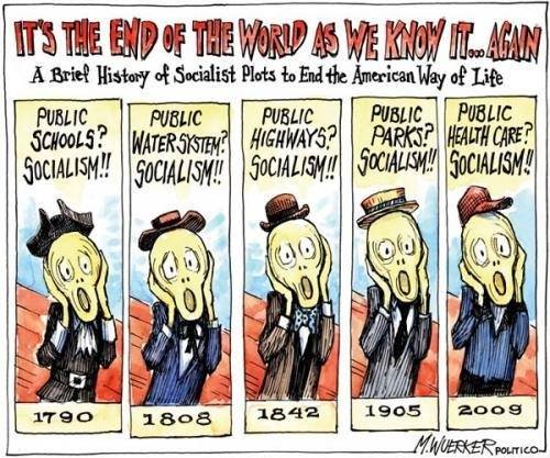Terrified of socialism